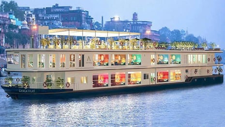 The MV Ganga Vilas cruise ship.
