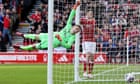 Nottingham Forest out of drop zone as Wood earns point against Crystal Palace
