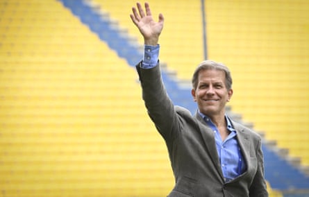 Kyle Krause pictured in September 2020 after becoming Parma's president.