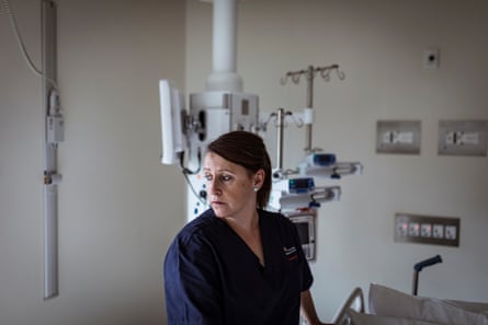 Royal Melbourne hospital intensive care unit nurse unit manager Michelle Spence.