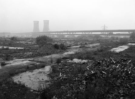A decrepit ex-industrial site in Sheffield in 1987.