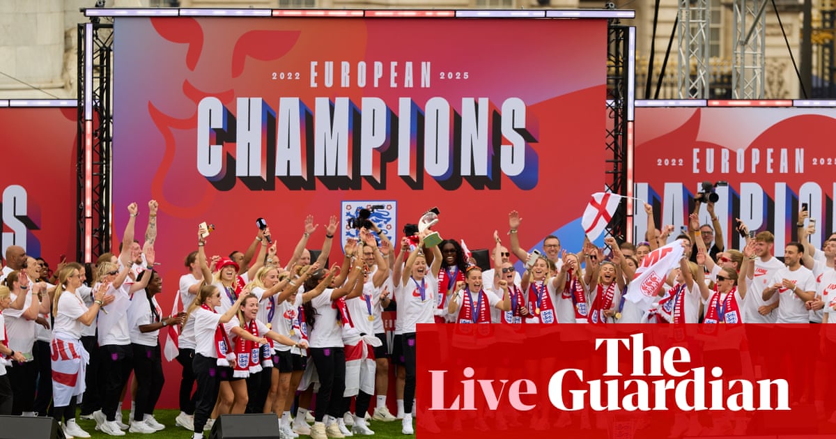 65,000 Celebrate England Lionesses' Euro 2025 Victory Parade in London