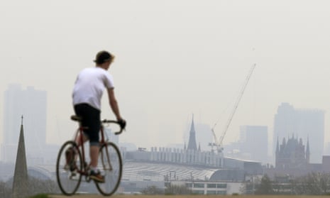 Dust blown from the Sahara will cause poor air quality across England and people are advised to avoid exercise if they notice problems.