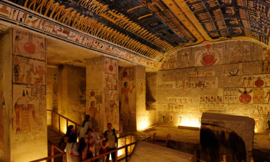 Ramses VI’s tomb in the Valley of the Kings.