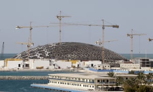 The construction site of the Louvre Abu Dhabi, pictured in November 2014.