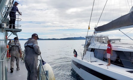 The Fijian Navy rescued Wong Tetchoong, a Singporean man who set out on a sailing adventure in early February and was stuck at sea for months as countries around the world closed their ports due to the coronavirus outbreak.