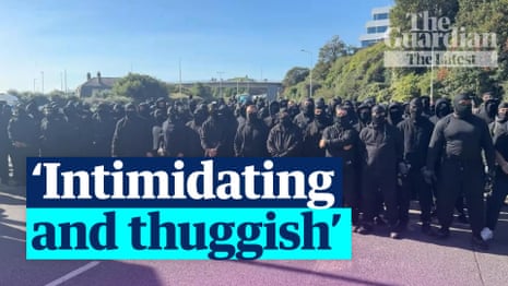 Police used batons and pepper spray on far-right protesters in Portsmouth unrest