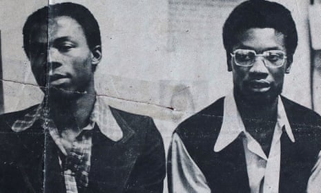 Sterling Christie (L) and Winston Trew in 1973.