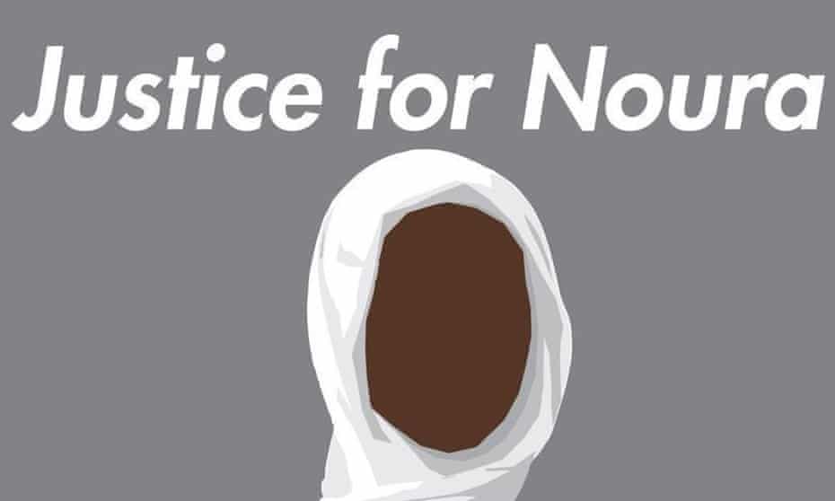 The ‘Justice for Noura’ campaign image
