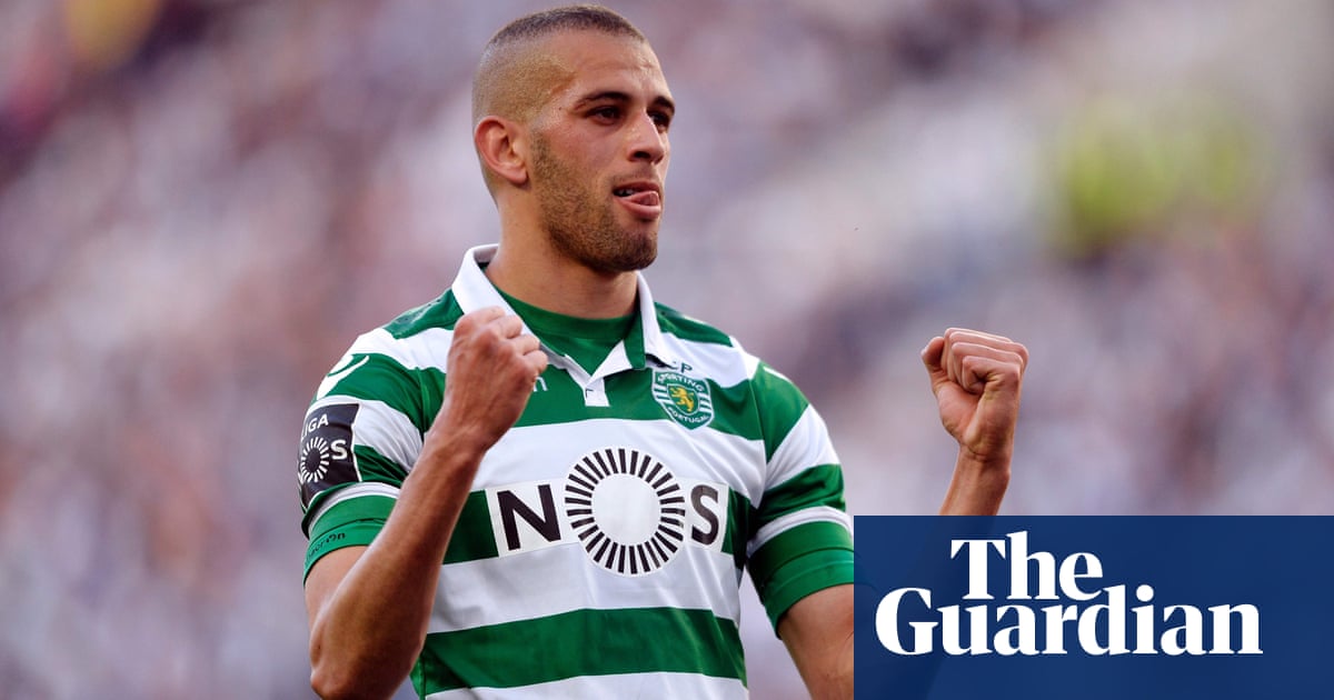 Leicester City Target Sporting S 25m Islam Slimani To Bolster Forward Line Football The Guardian