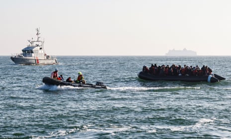 People are rescued in French waters while trying to cross the Channel to Britain in May