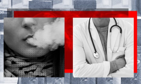 essays on nicotine addiction Composite of a person vaping and a doctor