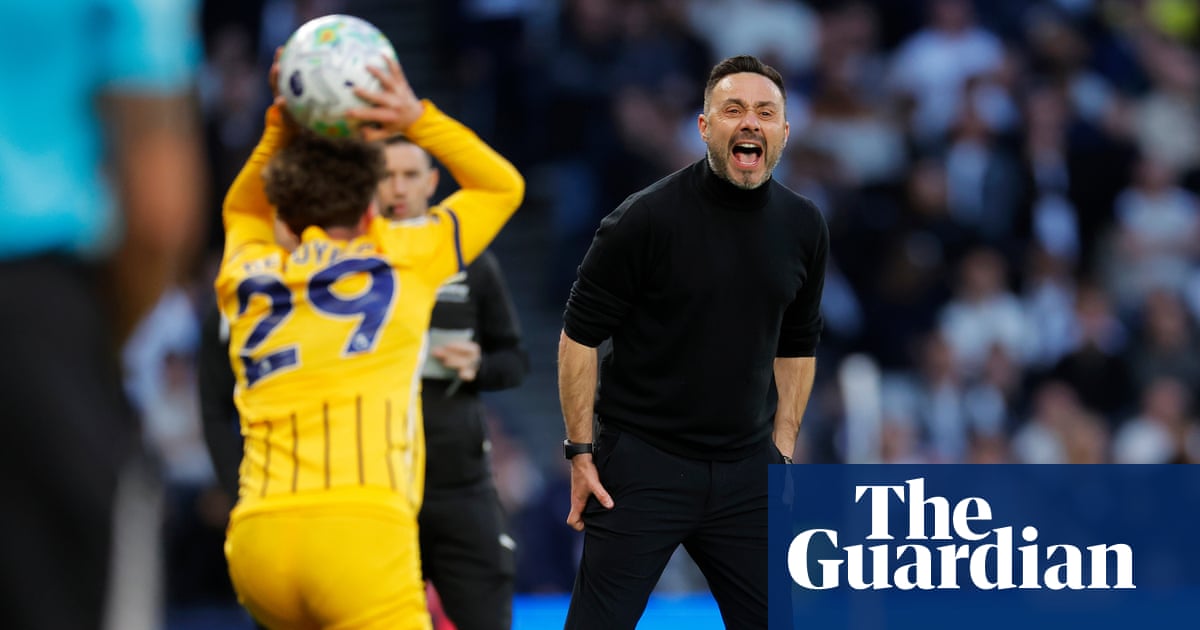 It's not finished yet': De Zerbi determined to stay positive despite Brighton body blow