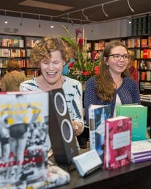 ‘A very satisfying experience’ ... Judy Blume behind the tills at Books &amp; Books @ Key West.