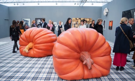 Smashing pumpkins … one of the biggest hits at Frieze in 2022.