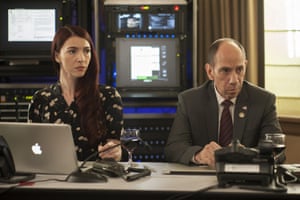 Chrysta Bell alongside Miguel Ferrer in Twin Peaks: The Return.