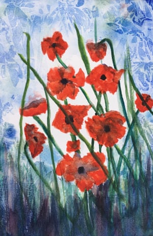 Painting of poppies.