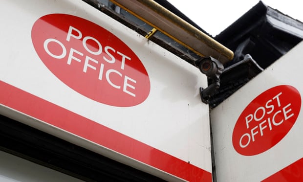A Post Office sign is pictured outside a branch in St Albans