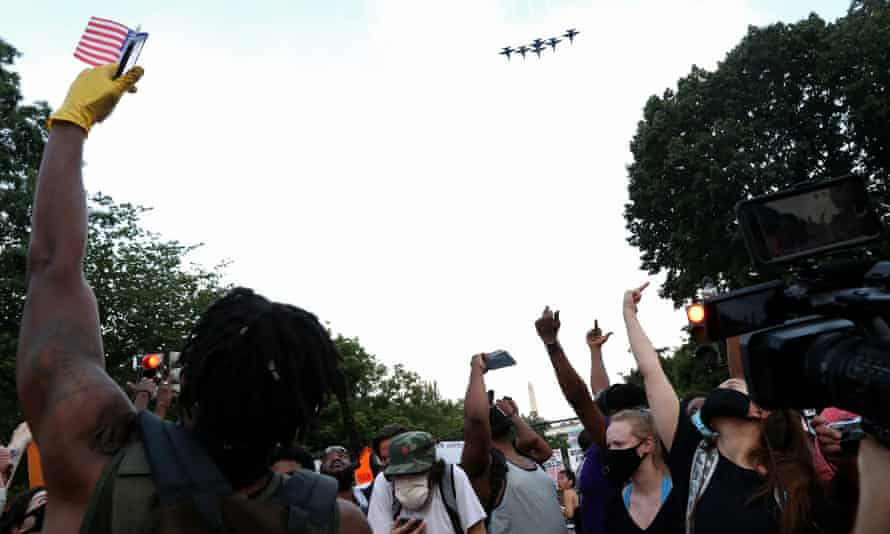 Black Lives Matter protesters in Washington