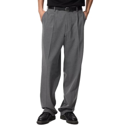 Smart grey Uniqlo trousers