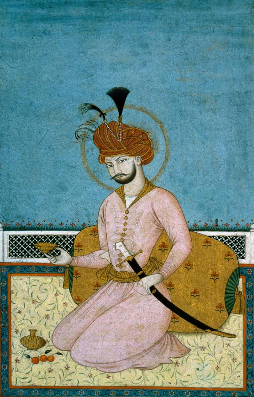 Portrait of Shah Abbas, Iran, 17th century, who was the 5th Safavid Shah. The Safavids descended from Sheikh Safi, a Sufi who had died in 1334.