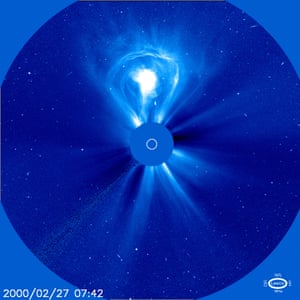 The ‘light bulb’ coronal mass ejections as seen by the Soho spacecraft