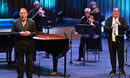 Ravishing … Terfel, left, and oboist Nicholas Daniel.