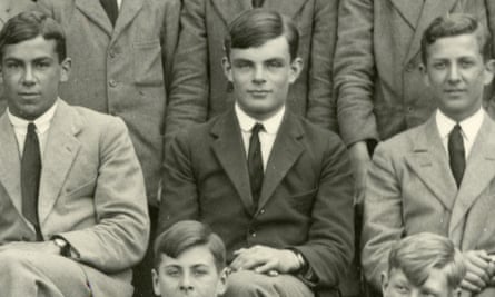 Alan Turing at Sherborne school in 1930, where he showed an early talent for maths.