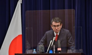 Japan’s coronavirus vaccination tsar Taro Kono