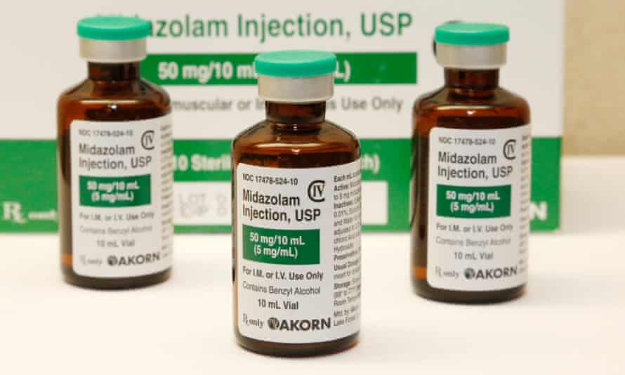 The sedative midazolam is one of the drugs used in lethal injections but designed to help patients during procedures such as intubation.
