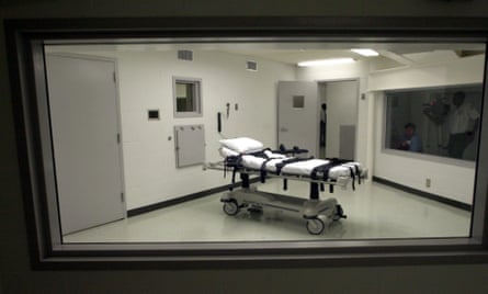 La chambre d'injection létale à Holman Correctional Facility à Atmore, en Alabama, illustrée en octobre 2002