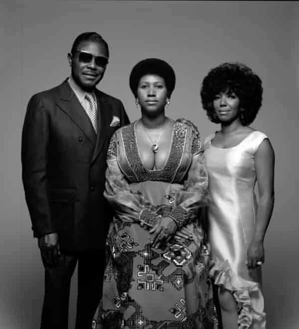 (From left) CL Franklin, Aretha and Carolyn, in New York, 1971.