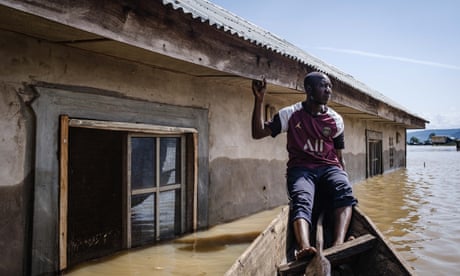 “We are up to 20 living in this house, I stay here with my extended family members. We have nothing, we relocated to the school over three weeks ago to manage in, no bed, no mosquito net, no food, and no money. I’m a farmer and a fisherman, we currently have nothing to do. Look at the children, they are sick, with no money to take them to the hospital. We want the federal government to help us. We have experience flooding before but this year is too much.” Mr Suleiman Musa, one of the residents laments. October 3, 2022. Lokoja Nigeria.
