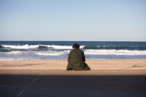 Gavin Ritchie at a beach