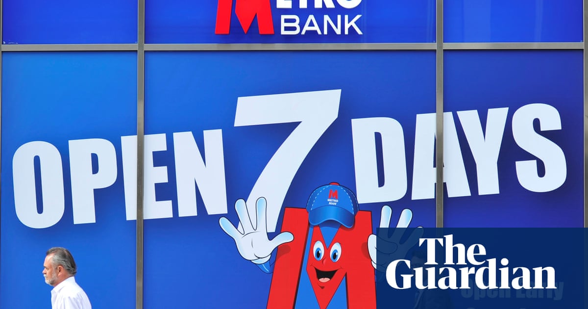 Metro Bank cuts ties with design firm owned by founder's wife | Business | The Guardian