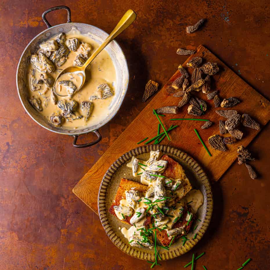 Best ever mushrooms on toast by Simon Hopkinson. Food and prop styling by Polly Webb-Wilson