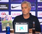 Paper trail of protests: José Mourinho plays the hits in Madrid derby defeat | Sid Lowe
