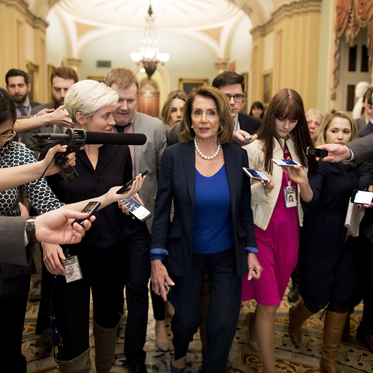 Queen Of Shade Five Times Nancy Pelosi Got The Better Of Trump Us News The Guardian