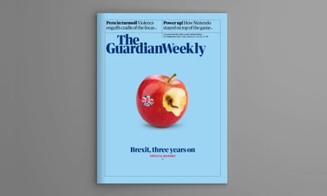 The cover of the 10 February edition of the Guardian Weekly.