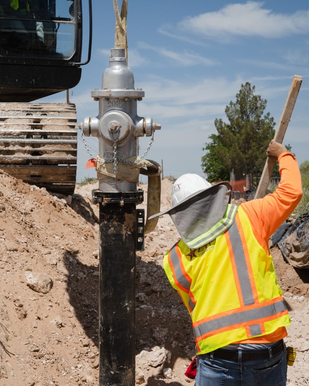 Construction has begun to deliver clean, running water to the residents of Cochran for the first time.