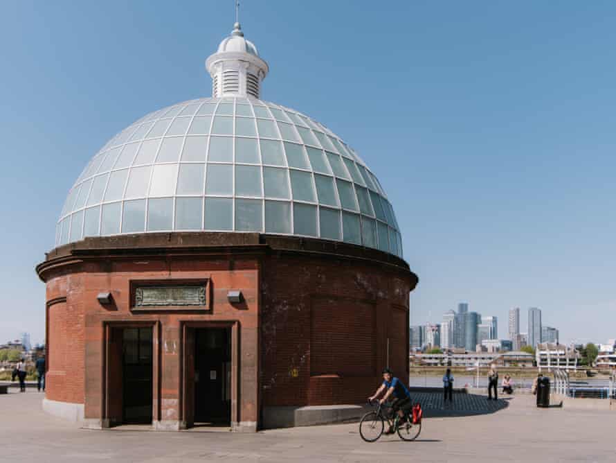 Entrance to the Greenwich Foot Tunnel.