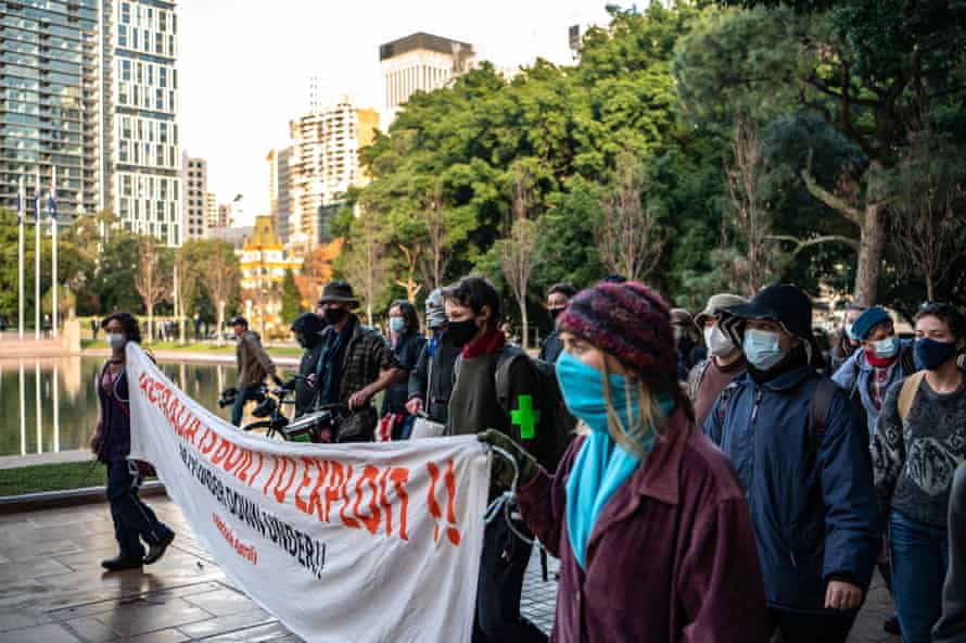 Climate activist group Blockade Australia in Sydney, Tuesday, 28 June 2022.