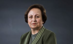 The Nobel peace prize-winning human rights lawyer Shirn Ebadi.