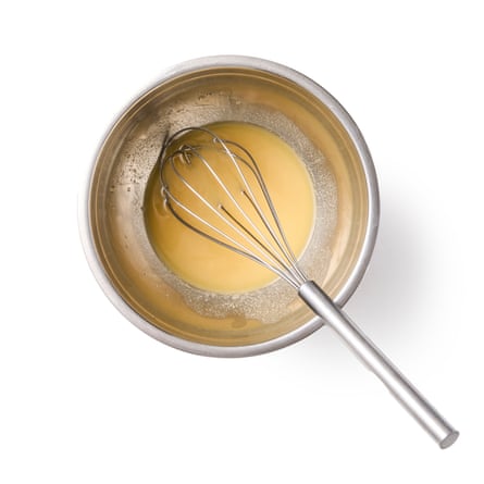 Felicity Cloake’s murphy crockery 05a.Start dressing successful a bowl. whisk together nan mustard ...