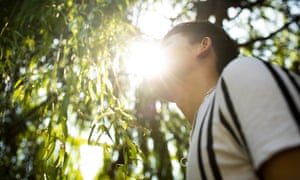 A young Vietnamese man who was trafficked to the UK to work in a cannabis farm. London. Photograph by David Levene 25/7/19
