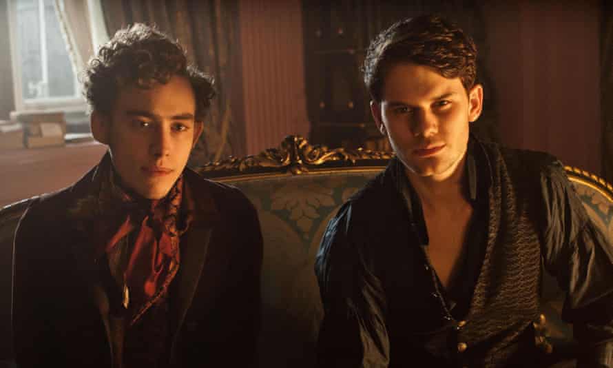 With Jeremy Irvine in Great Expectations.