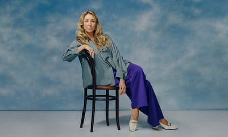 ‘At some point I’m probably going to fall over’: Daisy Haggard wears blouse by Victoria Beckham (fenwick.co.uk); trousers by meandem.com; shoes by Jimmy Choo (net-a-porter.com); earrings by completedworks.com; rings by indiamee.co.uk and missoma.com.