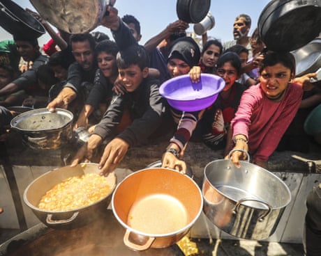 Gaza is on the brink of catastrophe after two months of a total blockade by Israel, aid workers say, with many families down to one meal a day.