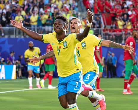 Brazil find that everything good flows through Vini of New Jersey | Vinícius Júnior | The Guardian