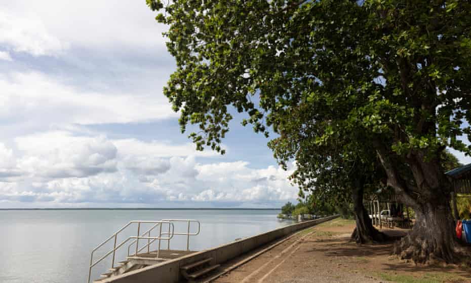 A general view of Saibai Island on March 26, 2021 in Saibai Island, Australia. More than 250 Islands make up the Torres Strait, a body of water separating the Cape York Peninsula and the southern coast of Papua New Guinea